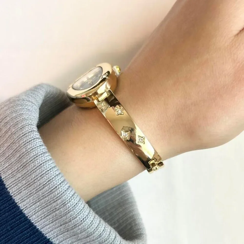 Vintage Inspired Luxury Gold Tone Watch
